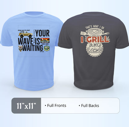 DTF Transfers by Size