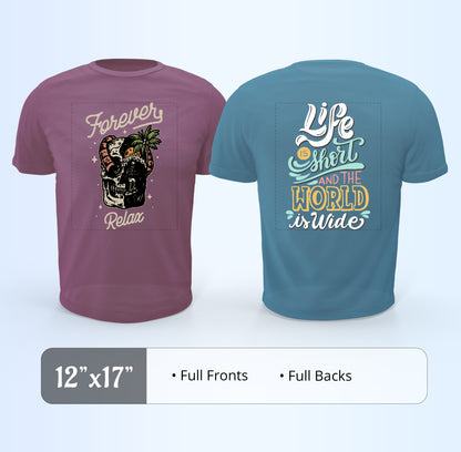 DTF Transfers by Size