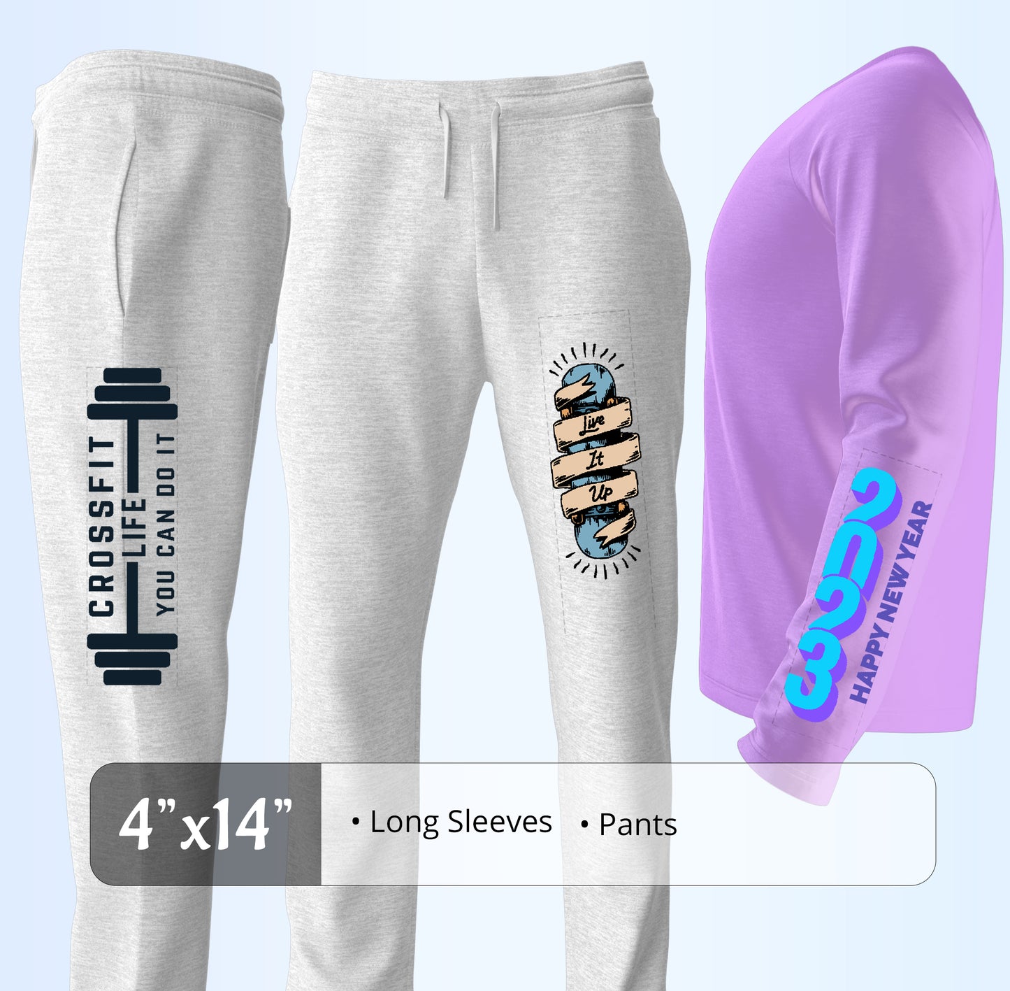 DTF Transfers by Size