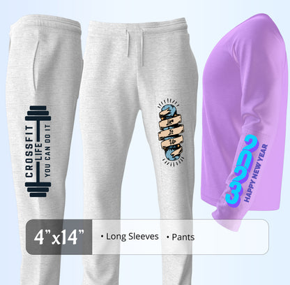 DTF Transfers by Size