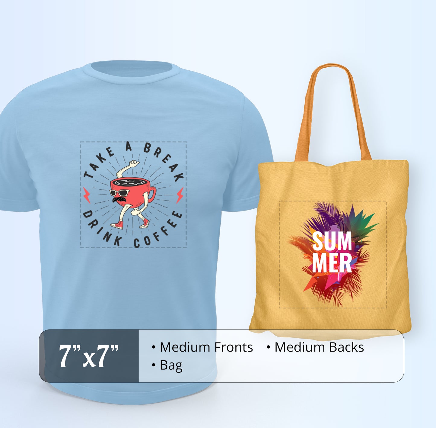 DTF Transfers by Size